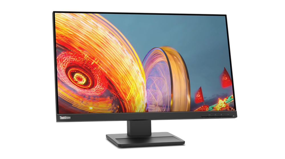 Lenovo ThinkVision E24q-20, 60.5 cm (23.8"), 2560 x 1440 pixels, Quad HD, LED, 6 ms, Black
