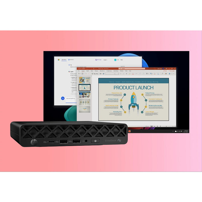 HP EliteDesk 8 G1a Next Gen, 2 GHz, AMD Ryzen™ AI 5, 340, 32 GB, 1 TB, Windows 11 Pro
