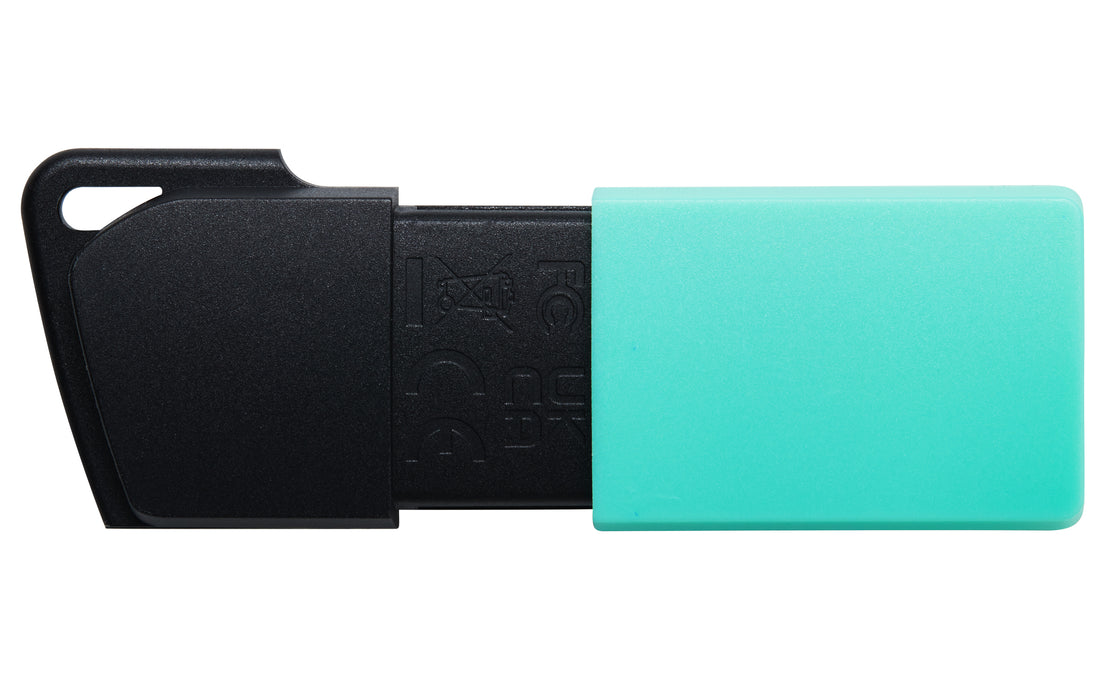 Kingston Technology DataTraveler 256GB USB3.2 Gen1 Exodia M (Black + Teal), 256 GB, USB Type-A, 3.2 Gen 1 (3.1 Gen 1), Slide, 10 g, Black, Turquoise