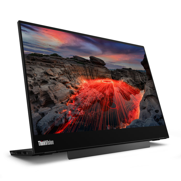 Lenovo ThinkVision M14t Gen 2, 35.6 cm (14"), 2240 x 1400 pixels, 2.2K, LED, 8 ms, Black