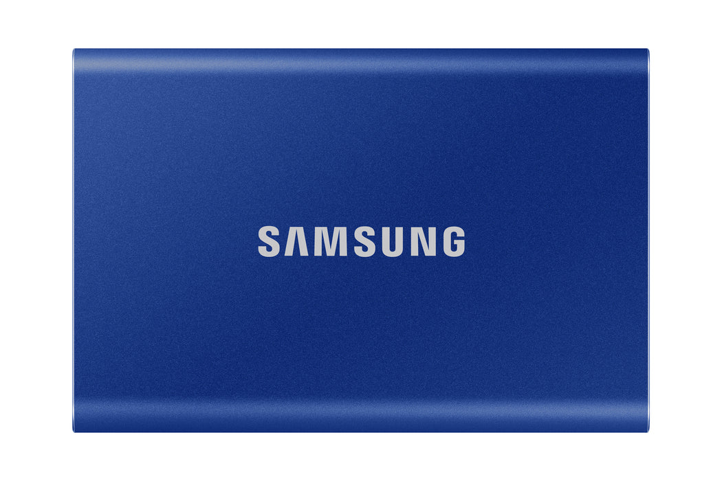 Samsung Portable SSD T7, 2 TB, USB Type-C, 3.2 Gen 2 (3.1 Gen 2), 1050 MB/s, Password protection, Blue