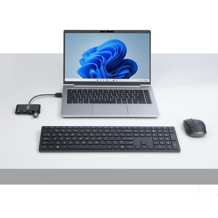 StarTech 4-Port USB 2.0 Hub, USB Bus Powered, Small Travel Mini USB Hub, Multi-Port USB 2.0 Splitter, Portable USB Hub