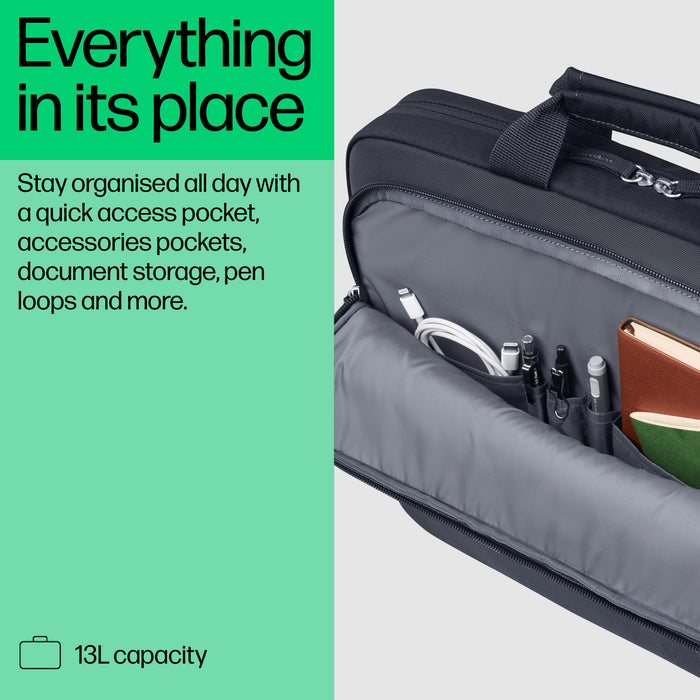 HP Everyday 16-inch Laptop Bag, Briefcase, 40.9 cm (16.1"), Shoulder strap, 510 g
