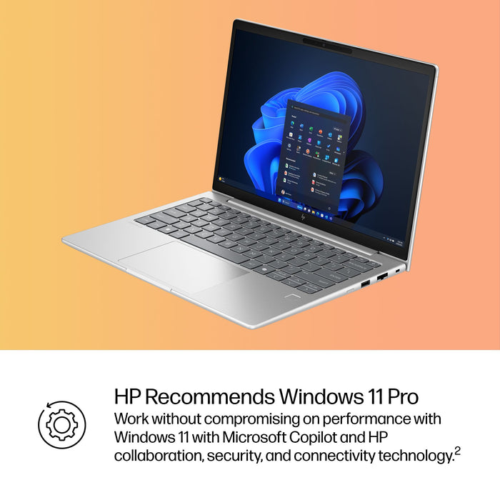 HP EliteBook 6 G1i, Intel Core Ultra 7, 33.8 cm (13.3"), 1920 x 1200 pixels, 32 GB, 512 GB, Windows 11 Pro