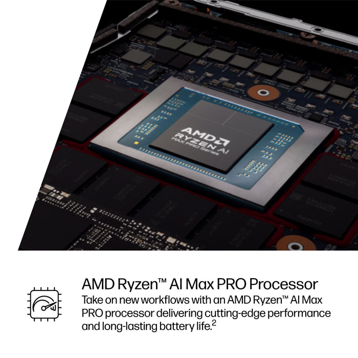 HP ZBook Ultra G1a, AMD Ryzen AI Max PRO, 3.2 GHz, 35.6 cm (14"), 1920 x 1200 pixels, 32 GB, 1 TB