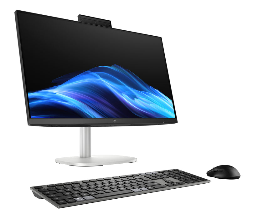 HP EliteStudio 8 All-in-One G1i 23.8 inch Desktop AI PC, 60.5 cm (23.8"), Full HD, Intel Core Ultra 5, 16 GB, Windows 11 Pro, Silver