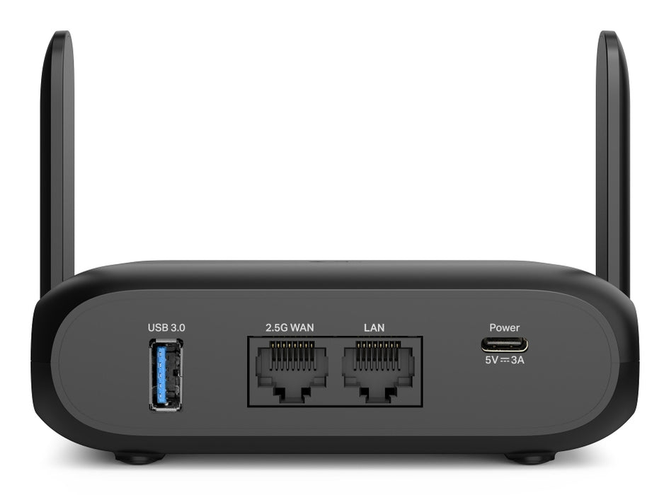 TP-Link BE3600 Wi-Fi 7, Wi-Fi 7 (802.11be), Dual-band (2.4 GHz / 5 GHz), Ethernet LAN, Black, Portable router