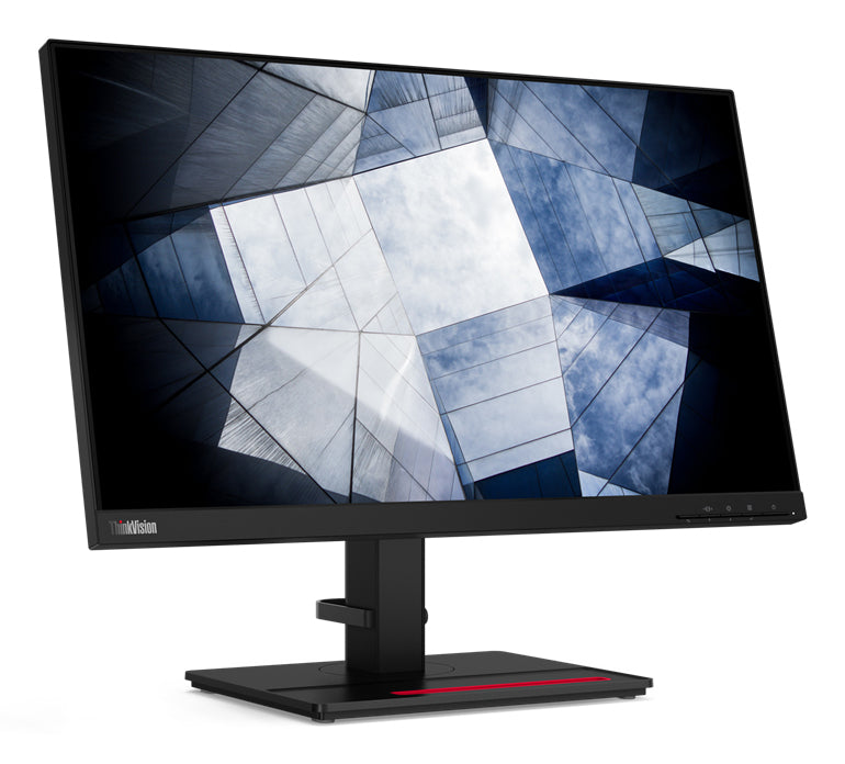 Lenovo ThinkVision P24h-2L + MC 50, 60.5 cm (23.8"), 2560 x 1440 pixels, Quad HD, LED, 6 ms, Black