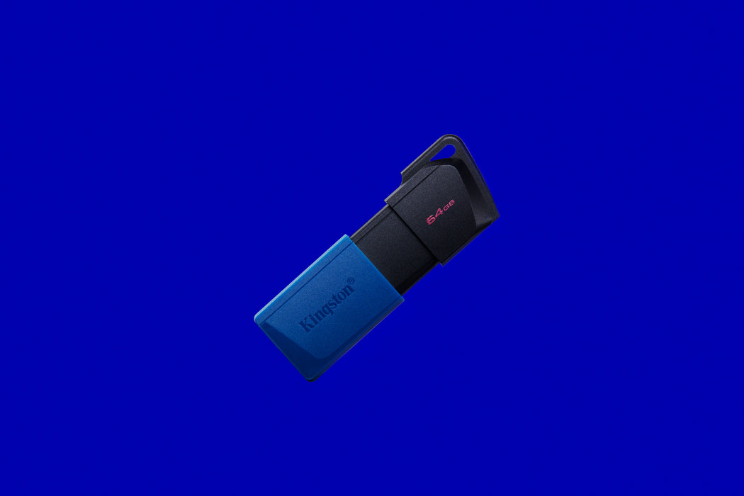 Kingston Technology DataTraveler 64GB USB3.2 Gen 1 Exodia M (Black + Blue) - 2 Pieces, 64 GB, USB Type-A, 3.2 Gen 1 (3.1 Gen 1), Slide, 20 g, Black, Blue
