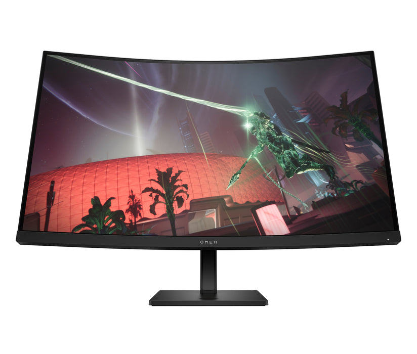 OMEN by HP OMEN by 31.5 inch QHD 165Hz Curved Gaming Monitor - OMEN 32c, 80 cm (31.5"), 2560 x 1440 pixels, Quad HD, LCD, 1 ms, Black