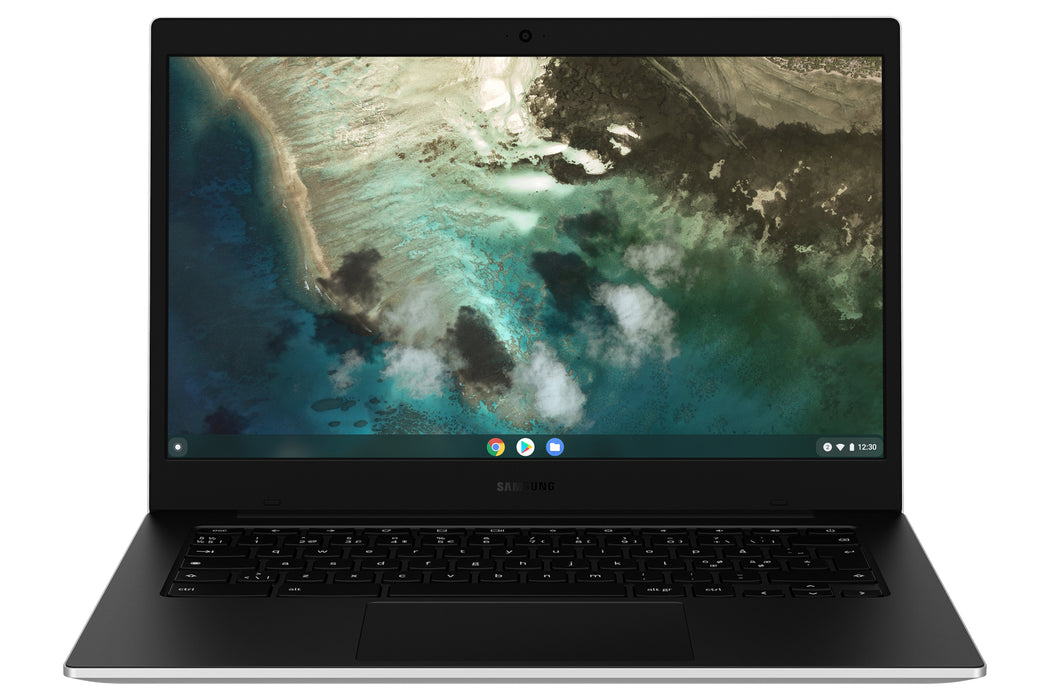 Samsung Chromebook Galaxy Go Intel Celeron N4500 4GB RAM 64GB eMMC 14" ChromeOS Silver, Intel® Celeron® N, 1.1 GHz, 35.6 cm (14"), 1366 x 768 pixels, 4 GB, 64 GB