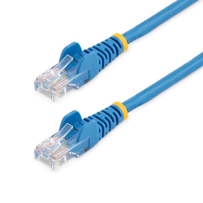 StarTech.com Cat5e Patch Cable with Snagless RJ45 Connectors - 1m, Blue, 1 m, Cat5e, U/UTP (UTP), RJ-45, RJ-45, Blue