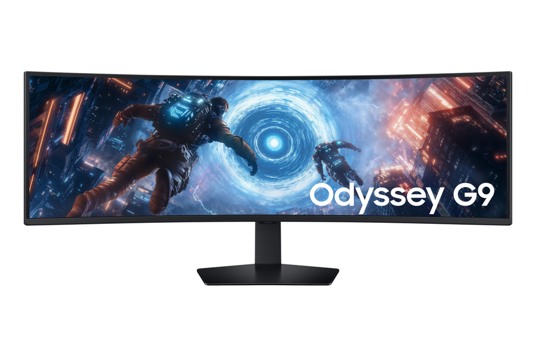 Samsung 49" Odyssey G91F 144Hz Gaming Monitor, 124.5 cm (49"), 5120 x 1440 pixels, Dual QHD, LCD, 1 ms, Black