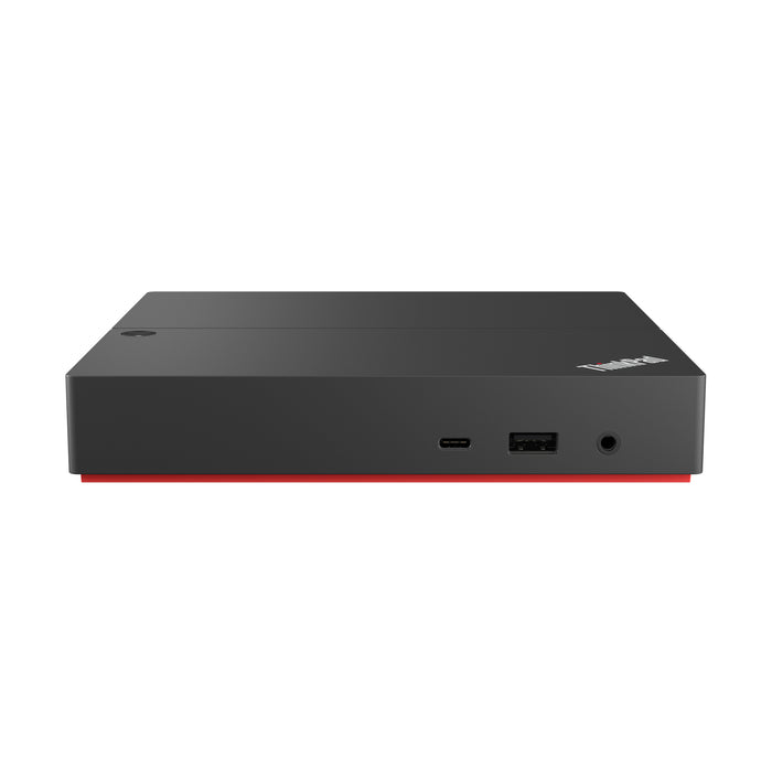 Lenovo ThinkSmart SmartDock, Wired, USB 3.2 Gen 2 (3.1 Gen 2) Type-C, 60 W, 100,1000 Mbit/s, Black, 3840 x 2160 pixels