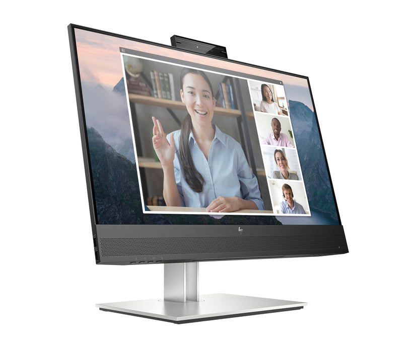 HP E24mv G4 FHD Conferencing Monitor, 60.5 cm (23.8"), 1920 x 1080 pixels, Full HD, LCD, 5 ms, Black