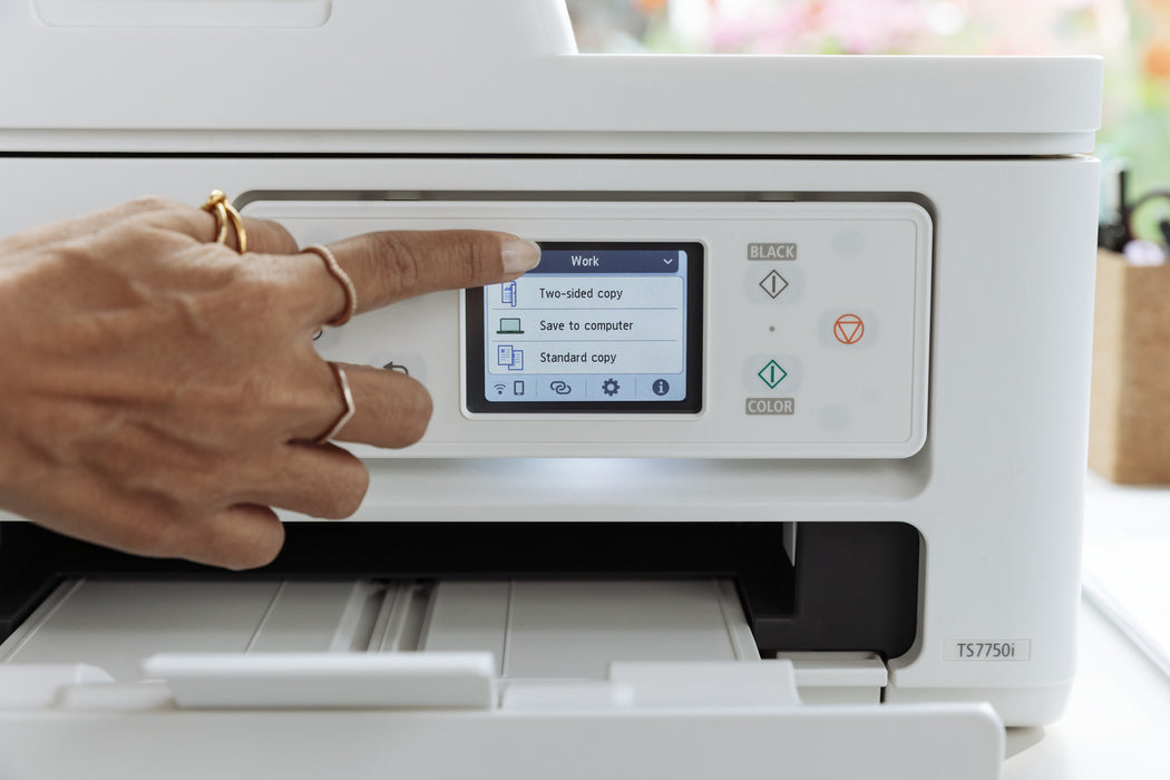 Canon PIXMA TS7750i, Inkjet, Colour printing, 1200 x 1200 DPI, Colour copying, A4, White