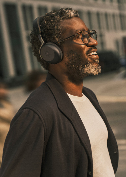 Jabra Evolve3 75 - UC Link390c - Black, Wired & Wireless, 20 - 20000 Hz, 180 g, Headset, Black
