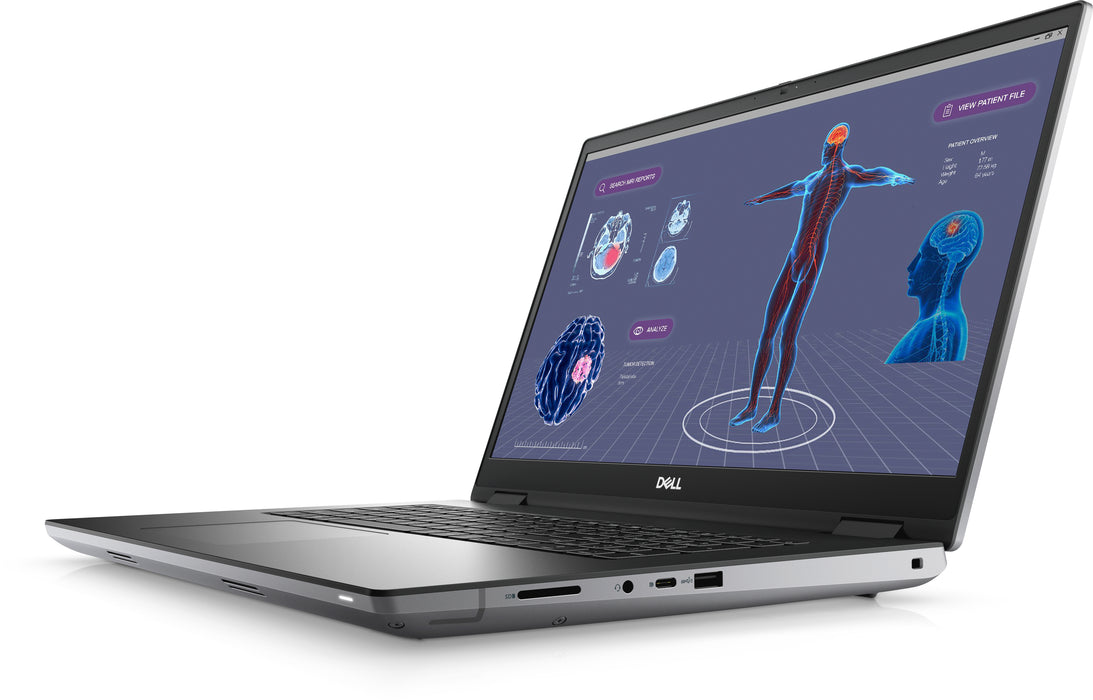 DELL Precision 7780, Intel® Core™ i7, 43.9 cm (17.3"), 1920 x 1080 pixels, 16 GB, 512 GB, Windows 11 Pro