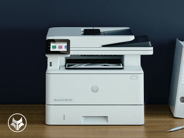HP LaserJet Pro 4102fdn Multifunction Black and white Printer, Ethernet Only; Copier, Scanner, Laser, Mono printing, 1200 x 1200 DPI, Mono copying, A4, White