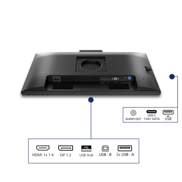 Philips 3000 series 24B2N3200JH/00, 60.5 cm (23.8"), 1920 x 1080 pixels, Full HD, LCD, 4 ms, Black