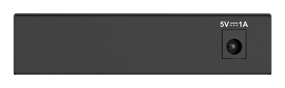 D-Link DGS-105GL 5-Port Gigabit Ethernet Switch, Fanless, Low Profile, Metal Housing, Plug-and-Play, 802.3az EEE black, Unmanaged, Gigabit Ethernet (10/100/1000), Desktop