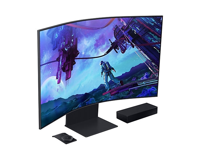 Samsung LS55CG970NU, 139.7 cm (55"), 3840 x 2160 pixels, 4K Ultra HD, LED, 1 ms, Black