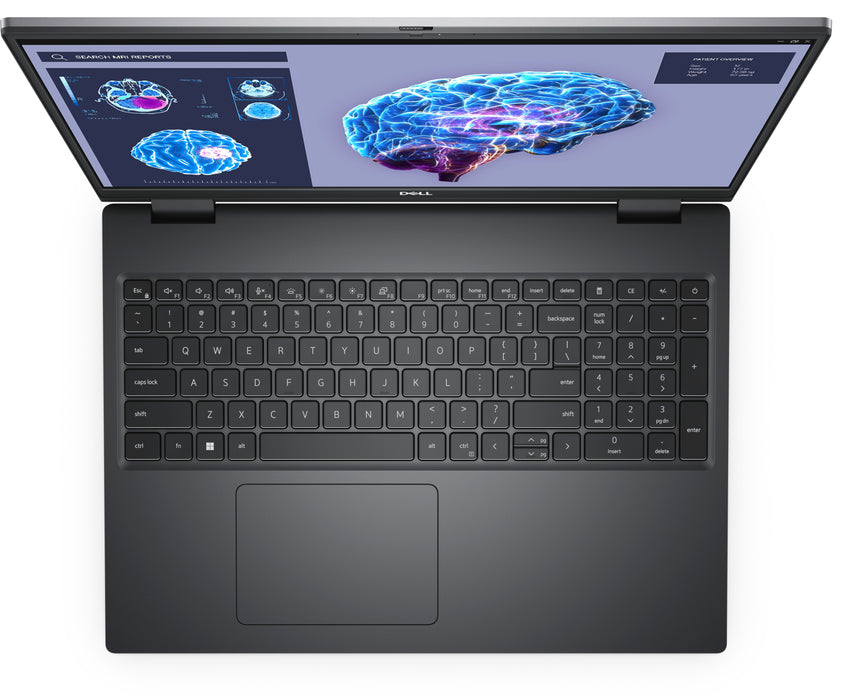 DELL Precision 7680, Intel® Core™ i7, 40.6 cm (16"), 1920 x 1200 pixels, 16 GB, 512 GB, Windows 11 Pro