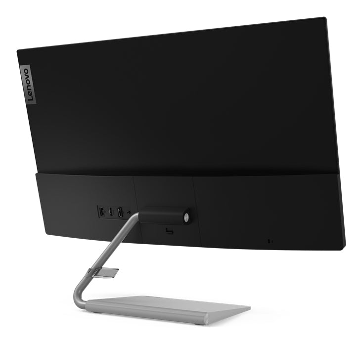 Lenovo Q27Q-1L, 68.6 cm (27"), 2560 x 1440 pixels, 2K Ultra HD, LED, 6 ms, Black, Grey