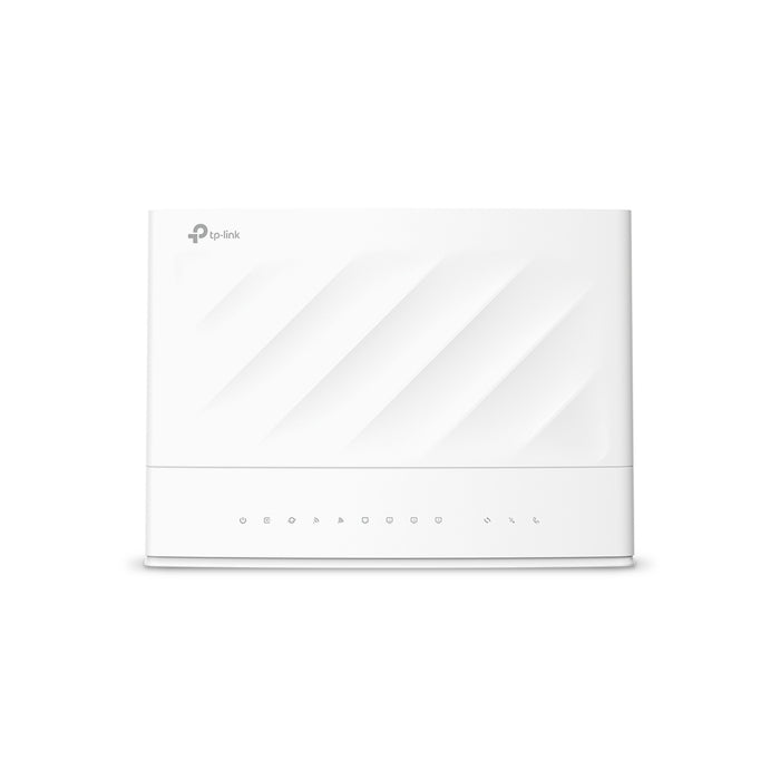 TP-Link VX230v, Wi-Fi 6 (802.11ax), Dual-band (2.4 GHz / 5 GHz), Ethernet LAN, ADSL2, White, Tabletop router