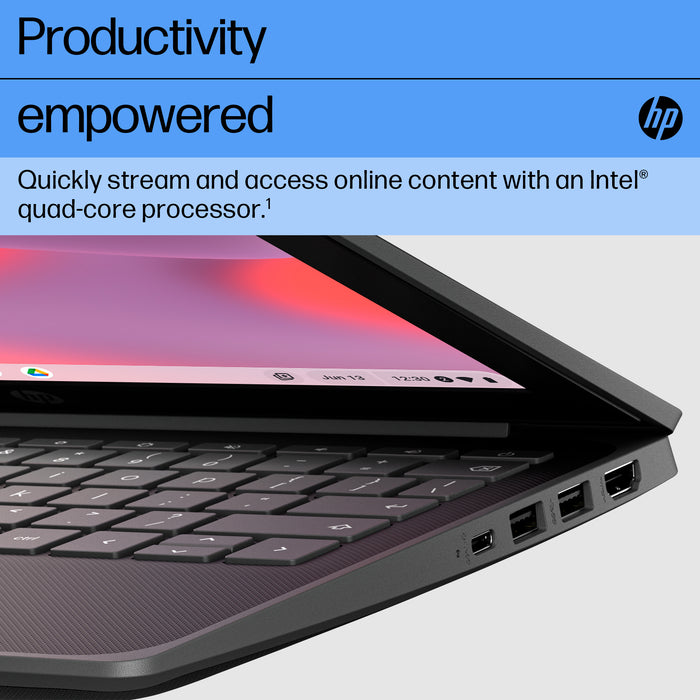 HP Fortis G1i Chromebook, Intel® N, 29.5 cm (11.6"), 1366 x 768 pixels, 8 GB, 64 GB, ChromeOS