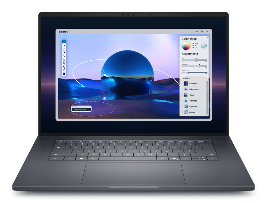 DELL Pro Max 16 Premium MA16250, Intel Core Ultra 7, 40.6 cm (16"), 1920 x 1200 pixels, 32 GB, 1 TB, Windows 11 Pro