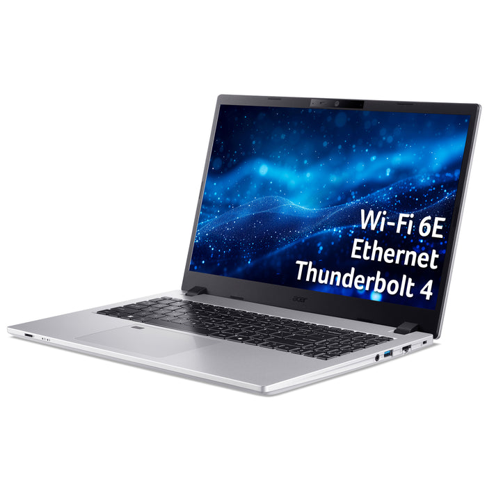 Acer TravelMate P2 business laptop (TMP215-55) - Intel Core 7, 16GB, 512GB SSD, 15.6" Full HD, silver, Intel Core 7, 39.6 cm (15.6"), 1920 x 1080 pixels, 16 GB, 512 GB, Windows 11 Pro