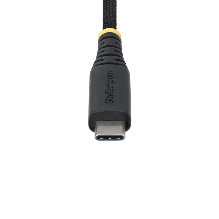 StarTech.com 3ft (1m) USB-C Charging Cable, Durable and Ultra-Flexible, 240W (5A) PD EPR, USB 2.0 Laptop Charger Cable, USB-IF Certified, Rugged USB-C Charging Cord, 1 m, USB C, USB C, USB 2.0, 0.48 Gbit/s, Black