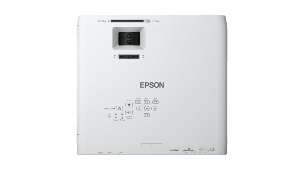 Epson EB-L260F, 4600 ANSI lumens, 3LCD, 1080p (1920x1080), 2500000:1, 16:9, 787.4 - 7874 mm (31 - 310")