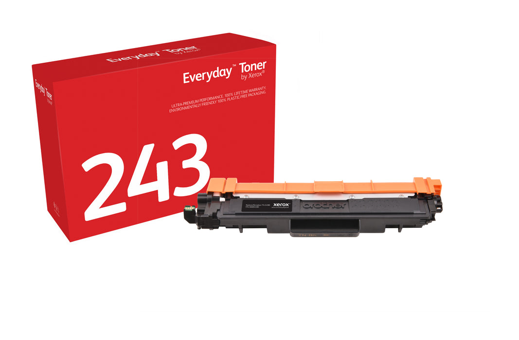 Everyday™ Black Toner by compatible with Brother TN-243BK, High capacity, 1000 pages, Black, 1 pc(s)