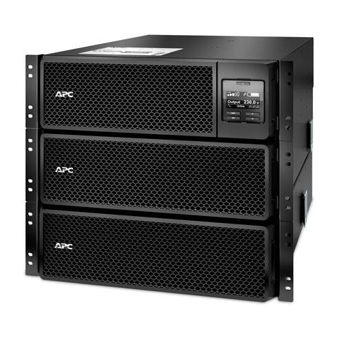 APC Smart-UPS On-Line SRT8KRMXLI - 8kW/VA, 6x C13 + 4x C19 + hardwire 1phase output, rack mountable, Embedded NMC, Double-conversion (Online), 8 kVA, 8000 W, Sine, 100 V, 476 V