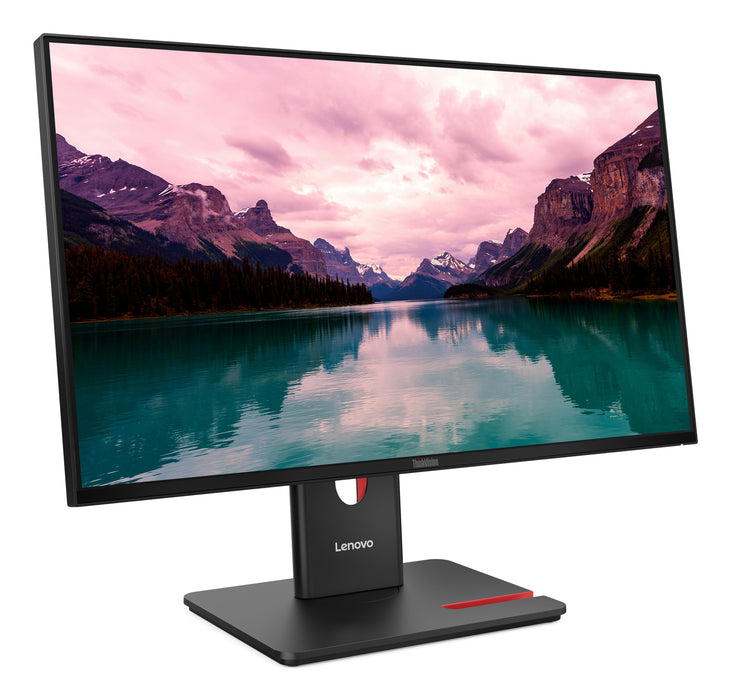 Lenovo ThinkVision T24-40, 60.5 cm (23.8"), 1920 x 1080 pixels, Full HD, LCD, 6 ms, Black