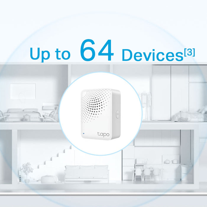 TP-Link Tapo Smart IoT Hub with Chime, White, IoT Hub
