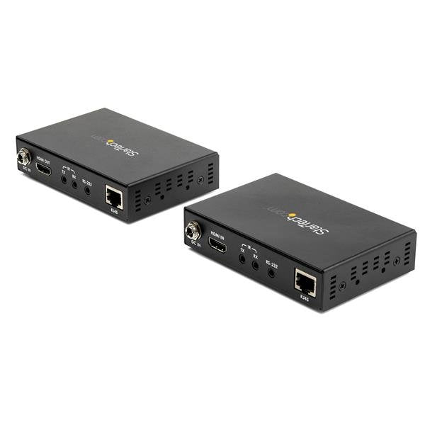 StarTech.com HDMI over CAT6 Extender - 4K 60Hz - 330 ft. (100 m) - TAA, 3840 x 2160 pixels, AV transmitter & receiver, 140 m, Wired, Black, HDCP
