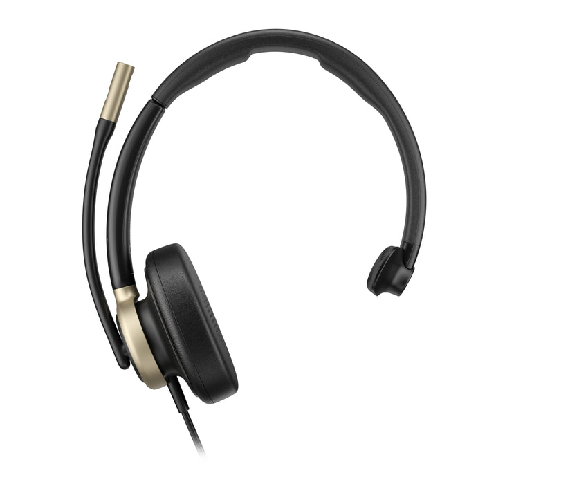 HP Poly Mission 815 Monaural USB Wired Headset, Wired, 122 g, Headset, Black