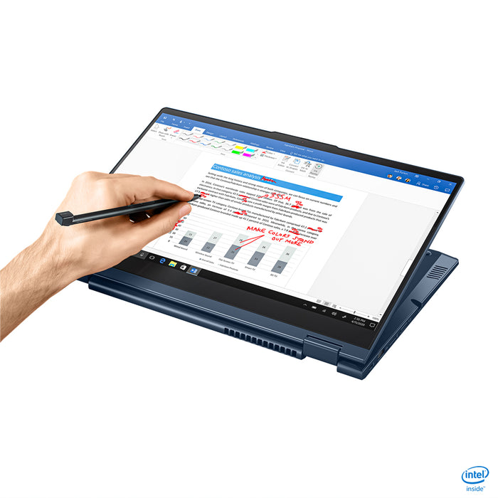 Lenovo ThinkBook 14s Yoga ITL, Intel® Core™ i7, 35.6 cm (14"), 1920 x 1080 pixels, 16 GB, 512 GB, Windows 10 Pro
