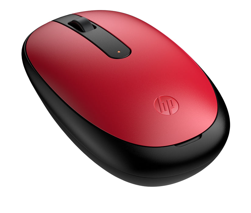HP 240 Empire Red Bluetooth Mouse, Ambidextrous, Optical, Bluetooth, 1600 DPI, Red