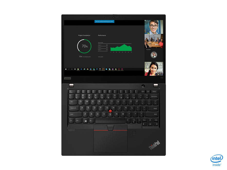 Lenovo ThinkPad X13 Gen 1 (Intel), Intel® Core™ i7, 1.8 GHz, 33.8 cm (13.3"), 1920 x 1080 pixels, 16 GB, 512 GB