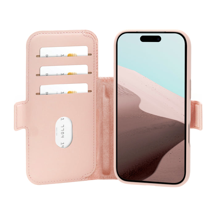 dbramante1928 Copenhagen ICON - iPhone 18 Pro/17 Pro - Pink Sand, Folio, Apple, iPhone 18 Pro/17 Pro, 16 cm (6.3"), Pink