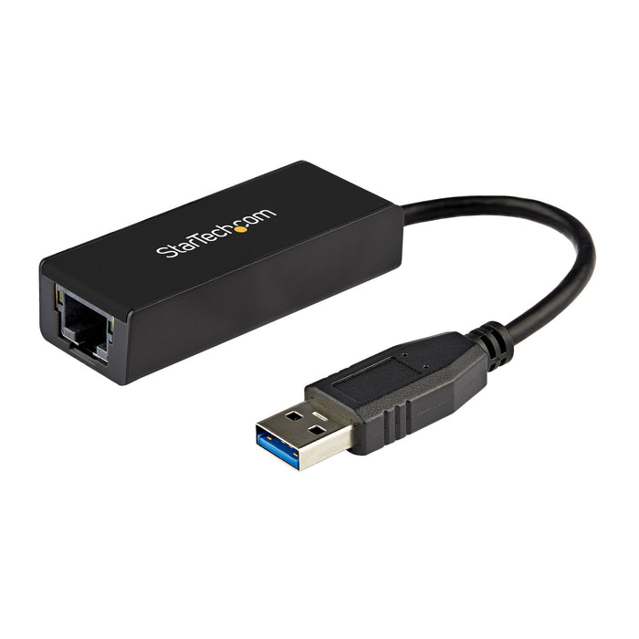 StarTech.com USB 3.0 to Gigabit Ethernet Network Adapter, 10/100/1000 Mbps, USB to RJ45, USB 3.0 to LAN Adapter, USB 3.0 Ethernet Adapter (GbE), TAA Compliant, Wired, USB, Ethernet, 5000 Mbit/s