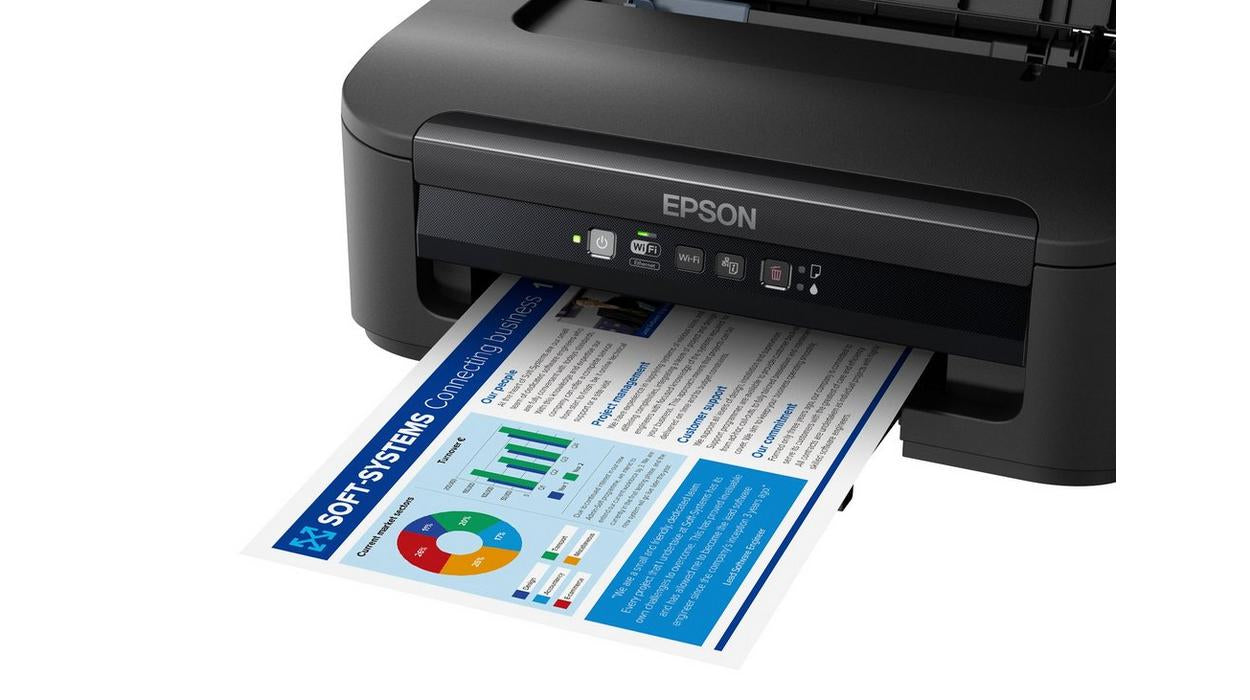 Epson WorkForce WF-2110W, Colour, 5760 x 1440 DPI, A4, 3000 pages per month, 34 ppm, Duplex printing