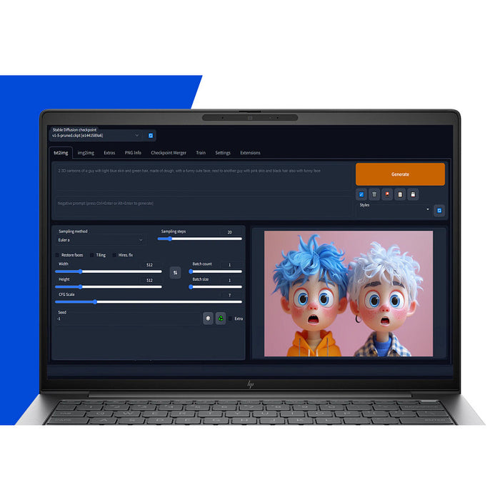 HP ZBook 8 G1i Data Science, Intel Core Ultra 7, 35.6 cm (14"), 1920 x 1200 pixels, 32 GB, 1 TB, Windows 11 Pro