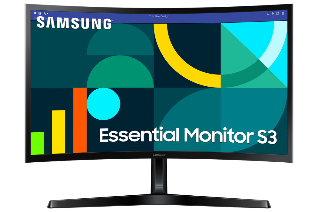 Samsung LS24D366GAU, 61 cm (24"), 1920 x 1080 pixels, Full HD, LCD, 4 ms, Black