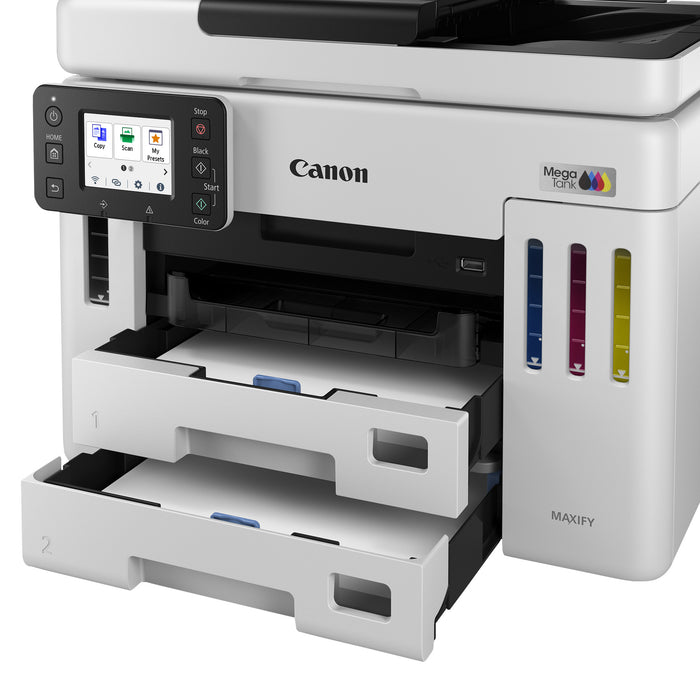 Canon MAXIFY GX7150, Inkjet, Colour printing, 600 x 1200 DPI, A4, Direct printing, Black, White