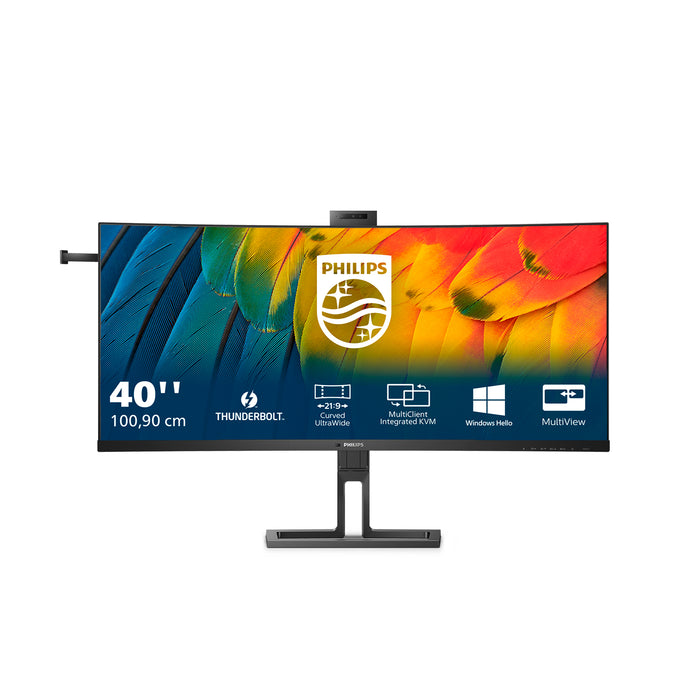 Philips 40B1U6903CH/00, 100.8 cm (39.7"), 5120 x 2160 pixels, 5K Ultra HD, LCD, 4 ms, Black